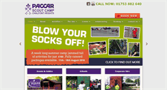 Desktop Screenshot of paccarscoutcamp.org